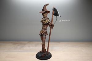 Scarecrow Original Sculpture — Ace of Clay